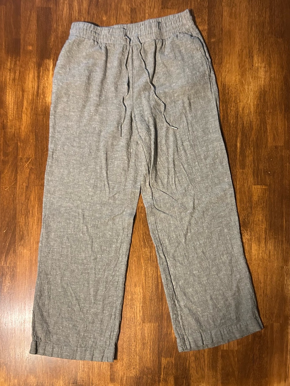 Women's Relaxed Drawstring Trousers - Green